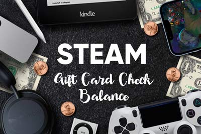 How do check Steam gift card wallet