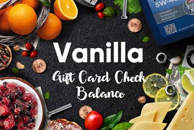 Vanilla Gift Card Balance check